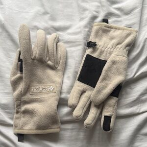 Columbia Women's Beige Fleece Gloves